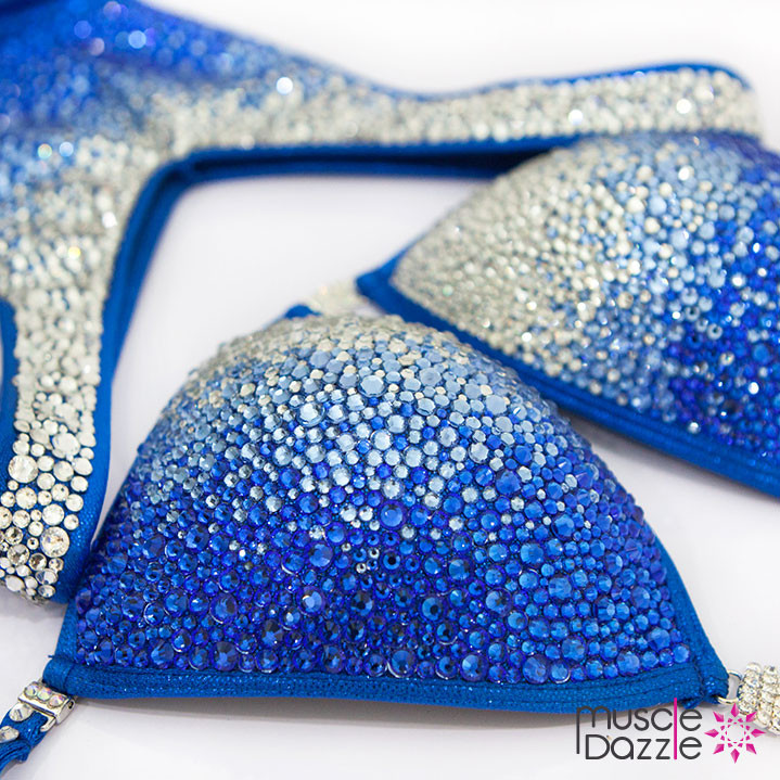 Royal Blue Figure Competition Suit